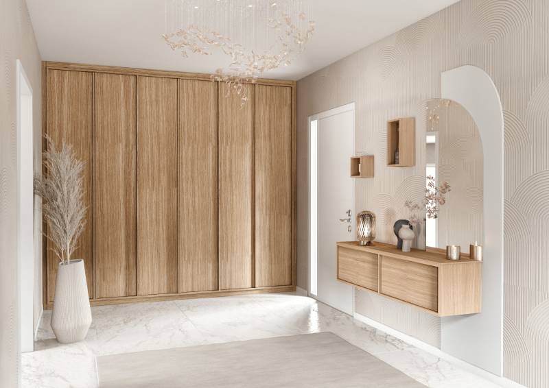 Réalisation entrée en sur mesure