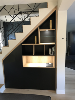 Notre zone d'activité pour ce service Créez un rangement sous escalier coulissant à